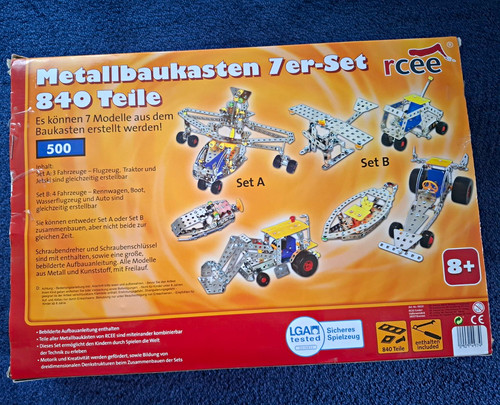Rcee metallbaukasten 7er set - rcee, 7er-set